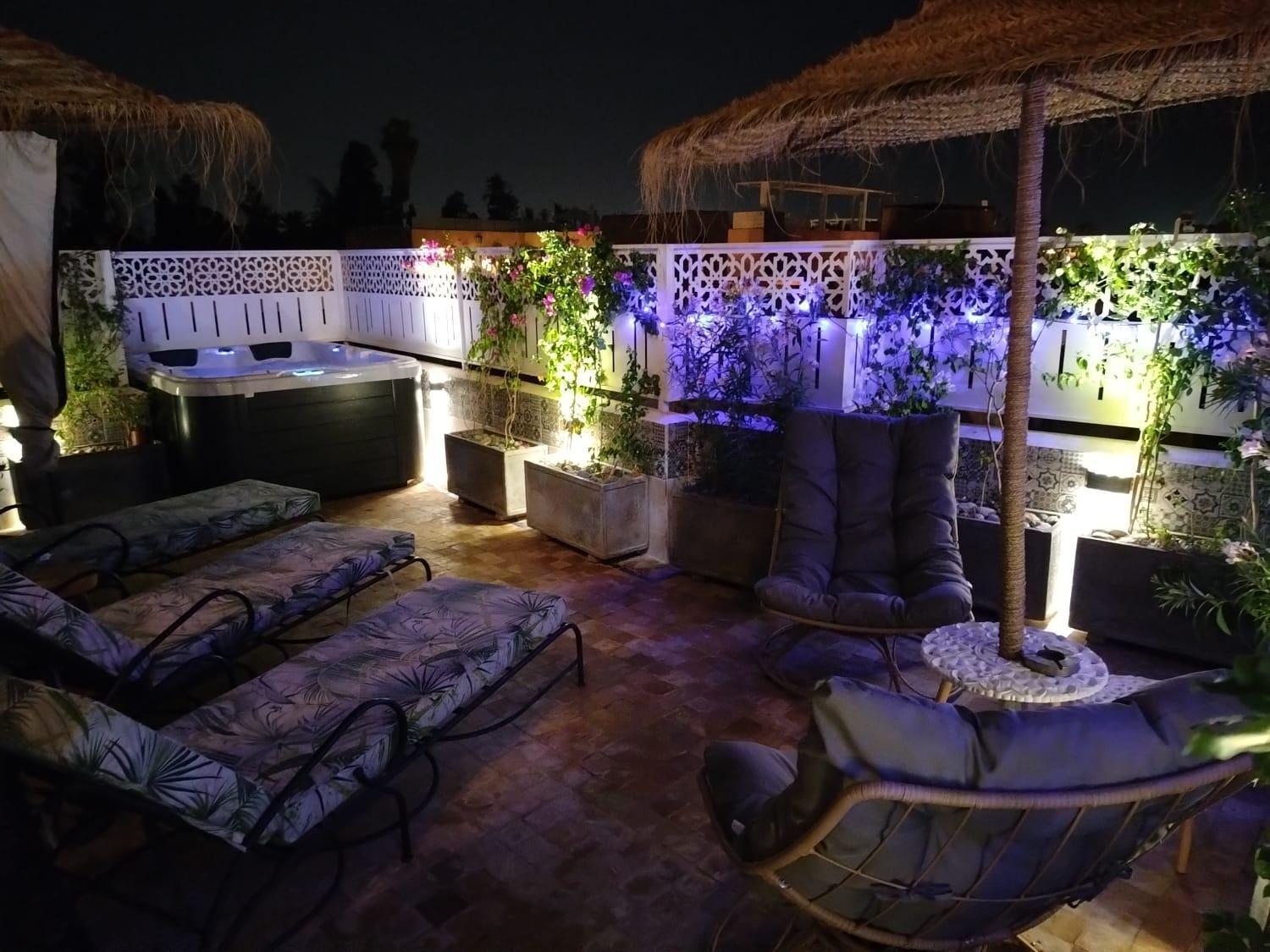 Riad & Spa Sous Le Soleil Chez Jerome Et Pamela Ch Marrakchi Marrakesh Eksteriør billede